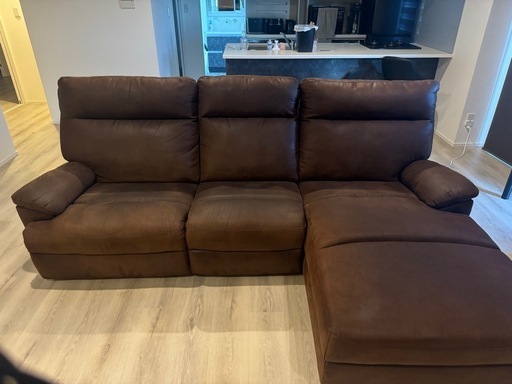 リクライニング付高級ソファー