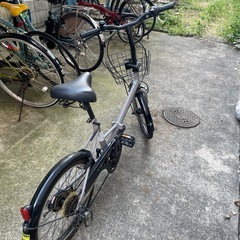 折りたたみ自転車6段ギア
