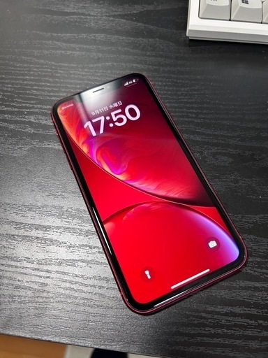 iPhoneXR 64GB RED 本体とケース