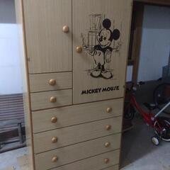 【お譲り先が決まりました】ミッキーのタンス