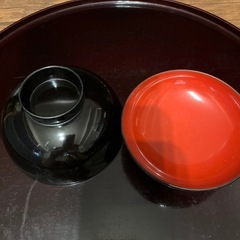 蓋付きお椀11脚セットの画像