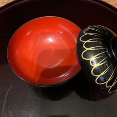 蓋付きお椀11脚セットの画像