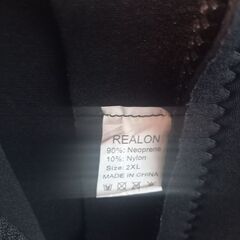 REALON　リアロン　ウエットスーツ　生地厚2㎜の画像