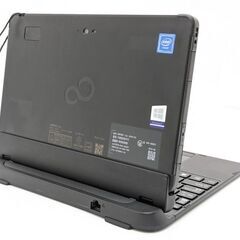 激安 中古美品 バッテリサイクル数1回 ペン キーボード タブレット 10.1型 富士通 ARROWS Tab Q509/VE Celeron Wi-Fi Bluetooth カメラの画像
