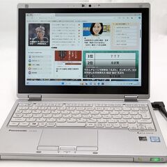 激安 Windows11 Office 高速SSD タッチ 10.1型 中古良品 ノートパソコン Panasonic CF-RZ5PFDVS 第6世代CoreM Bluetooth カメラ 保証付の画像