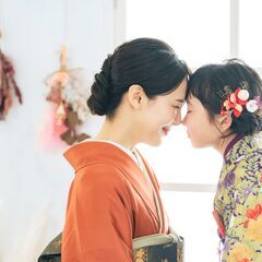広島 七五三 着物 着付🌸三歳 五歳 七歳👘✨出張可能🌈ヘアセッ...