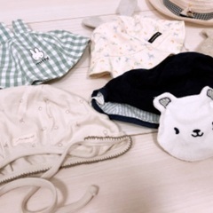 ベビー帽子　ベビー服　6点セット　まとめ売り　女の子　男の子　ベビー　赤ちゃん　ミッフィー　ファミリアの画像
