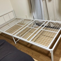 ニトリ　シングルパイプベッド
