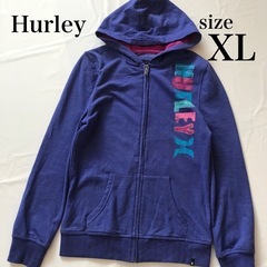 ハーレー　パーカー　ジップアップ　長袖　ビッグロゴ　裏起毛　XL...