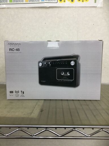 ANABAS audio ラジオカセットレコーダー RC-45 未使用品