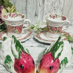 まとめて購入でお安くします⭐️
新品❤【デミカップ2客】【ソルト&ペッパー】希少レア廃盤ヴィンテージうさぎの画像