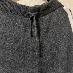 ニットワイドパンツ決まりましたの画像