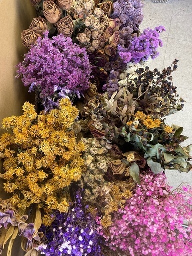 発送ご希望の方に向けたお任せドライフラワー500本