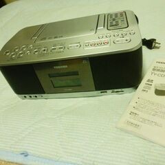 東芝　CD　カセット　USB　ラジカセ　2021年製　訳あり