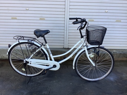 460  ROSALIND自転車  ママチャリ   26インチ　ホワイトボディー