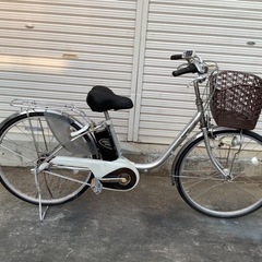 (No 0829) 電動自転車 パナソニック 26インチ シルバー ビビ・SX パナソニック(Panasonic) 電動自転車・電動アシスト自転車 24