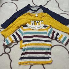 長袖Tシャツ　70cm3枚セット