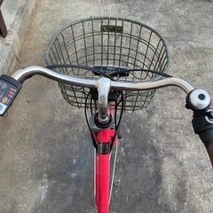 466  パナソニック新機種電動アシスト自転車vivi  DXSD   26インチレッドの画像