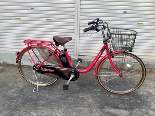 466 パナソニック新機種電動アシスト自転車vivi DXSD 26インチレッド