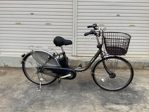 470  パナソニック最新機種電動アシスト自転車vivi24インチグレーボディー