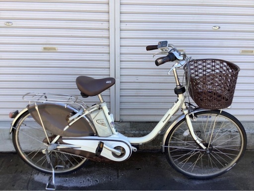 473  パナソニック新機種電動アシスト自転車vivi  DX24インチホワイトボディー