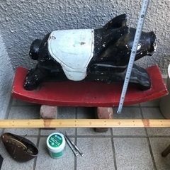 木製　オブジェ　置物の画像