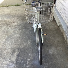 480  ブリヂストン新機種電動アシスト自転車POLKU   26インチホワイトアルミの画像