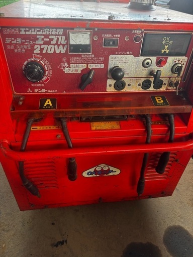デンヨー 発電機 ディーゼルエンジン 溶接機 270ss-Wすぐ使える埼玉県