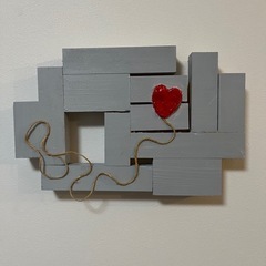 テクスチャーアート　ウェルカムボード　現代アート　抽象画