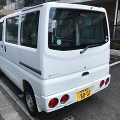 乗って帰れます：総額15万円：車検R8年09月01日まで：平成21年05月：三菱　ミニキャブバン：AT：12万キロ台 (タイミングベルト交換済み）：下取り可能の画像