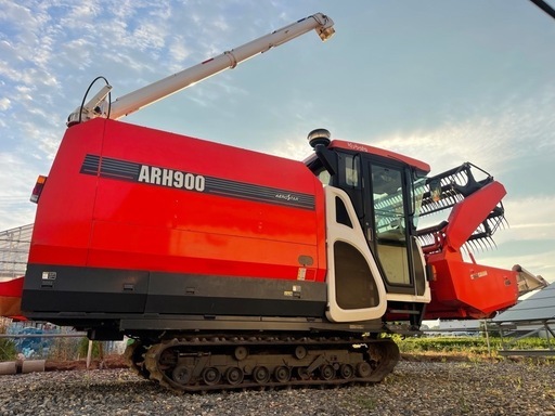 岩手　クボタ コンバイン ARH900 大豆　そば 麦　エアコン　90馬力:自動水平　キャビン付き 作動確認済み　現状引渡し