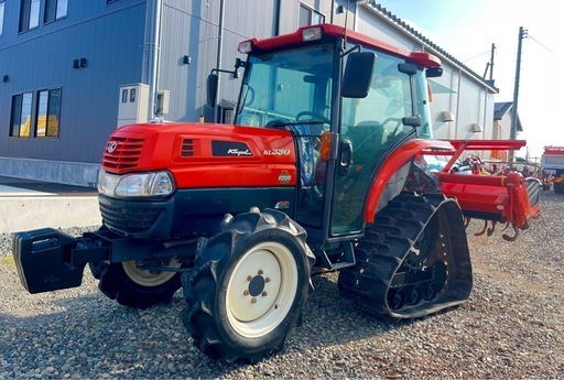 岩手　クボタ KL330 KINGWEL 4WD パワクロ ＰＴＯ　クボタRL8K ロータリー エアコンキャヒン付き 使用時間954