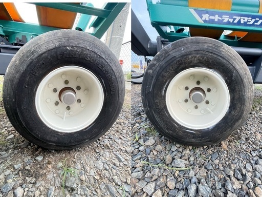 岩手　タカキタ オートラップマシン WM1230 ジョイント付 牧草ロールラッピング 牧草 　畜産　梱包 中古