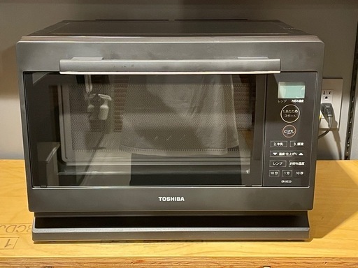 使用一回 東芝 TOSHIBA 電子レンジ 単機能レンジ23L マットブラック 2024年製