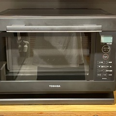 使用一回 東芝 TOSHIBA 電子レンジ 単機能レンジ23L マットブラック