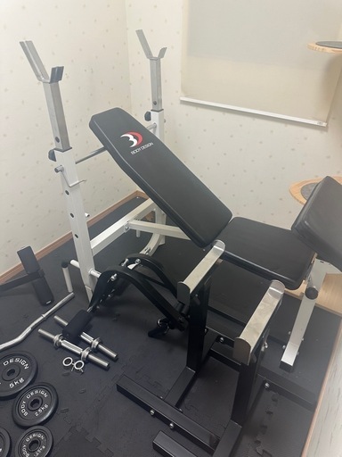 [引き取り限定]ベンチプレス　ウェイトトレーニングセット