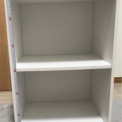 60センチカラーボックス　白の画像