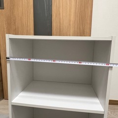 60センチカラーボックス　白の画像
