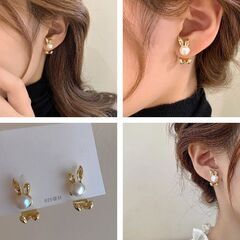うさぎピアス（新品）2個セットの画像