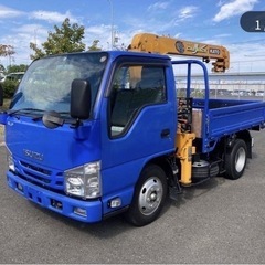 いすづ　TRG-nkr854a クレーン付！　走行距離3000キ...