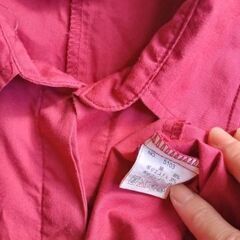 SPLENDED エンジ色の七分袖ブラウス 9号の画像