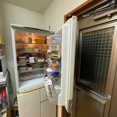 冷蔵庫　シャープ　400L 左右扉　9/14 午後引き取り指定です。 の画像