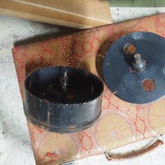 工具、パーツ、穴あけ、直径１２センチ２個、DIY