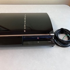 【取引成立】希少PS3本体初期型　60GB CECHA00 人気の型番です　ジャンク品　直せる方　部品取りにいかがですか！の画像