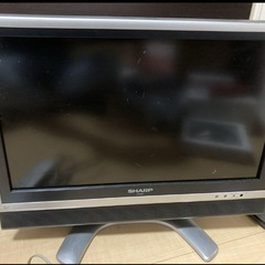 【ジャンク】シャープ テレビ TV  20インチ　無料 現地受け取り の画像