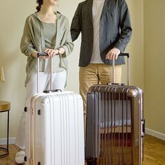 スーツケース キャリーバッグ キャリーバック キャリーケース 無料受託手荷物 中型 レジェンドウォーカー5122-62ピンクゴールド Mサイズの画像