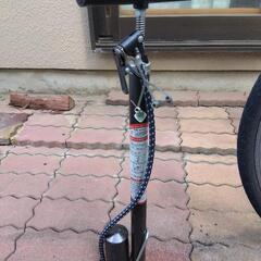 自転車　空気入れの画像