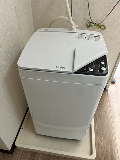 3.3kg 全自動洗濯機お譲りします　ハイアール製