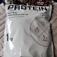 　交渉中　ザプロ　ホエイプロテイン1Kgココア味未開封