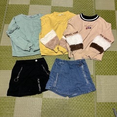 130女の子　お洋服　セットの画像